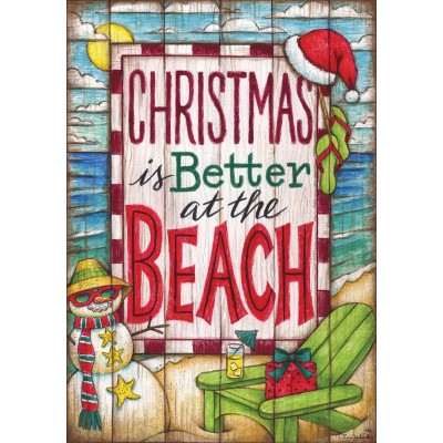 Christmas at the Beach  Mini 12' x 18'